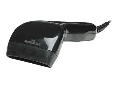 IC Intracom Manhattan Contact CCD Handheld Barcode Scanner, USB, 80mm Scan Width, Cable 152cm, Max Ambient Light: 3,000 lux (sunlight)Black -  - Box - Barcode-Scanner - Handgerät - 120 Scans/Sek. - de