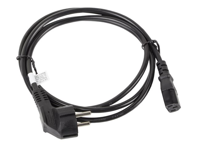 Lanberg Stromkabel - power CEE 7/7 (M) zu powerIEC 60320 C13 - 10 A - 1.8 m - Schwarz