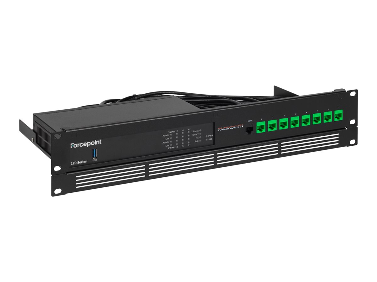 Rackmount.IT RM-FP-T3 - Montagesatz für Netzwerkgeräte - Rack montierbar - Jet Black - 1.3U - 48.3 cm (19")3 HE