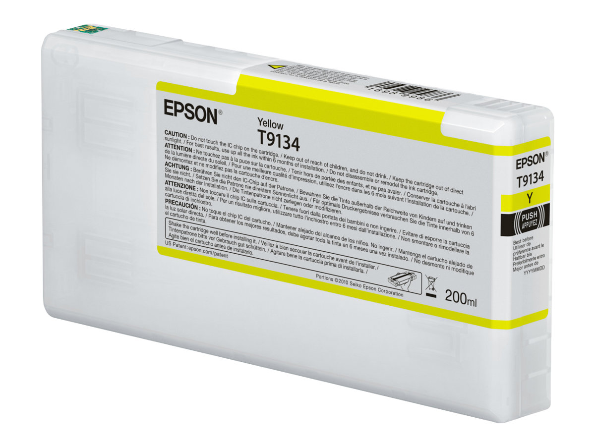 Epson T9134 - 200 ml - Gelb - original - Tintenpatronefür SureColor SC-P5000 - SC-P5000 STD Spectro - SC-P5000 Violet - SC-P5000 Violet Spectro