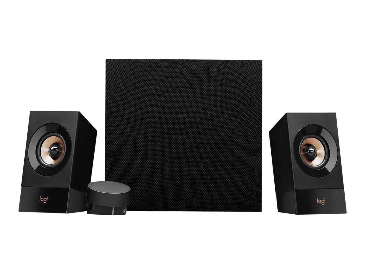 Logitech Z533 - Lautsprechersystem - für PC - 2.1-Kanal - 60 Watt (Gesamt)Z533 2.1 Lautsprecher-System mit Subwoofer - 120 Watt Spitzenleistung - 3,5 mm Eingang - Kopfhörerbuchse - Multi-Device - Bedi
