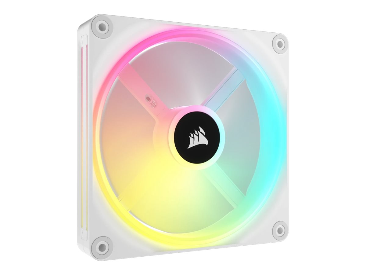 Corsair iCUE LINK QX140 RGB - Gehäuselüftermit Temperatursensor - 140 mm - weiß