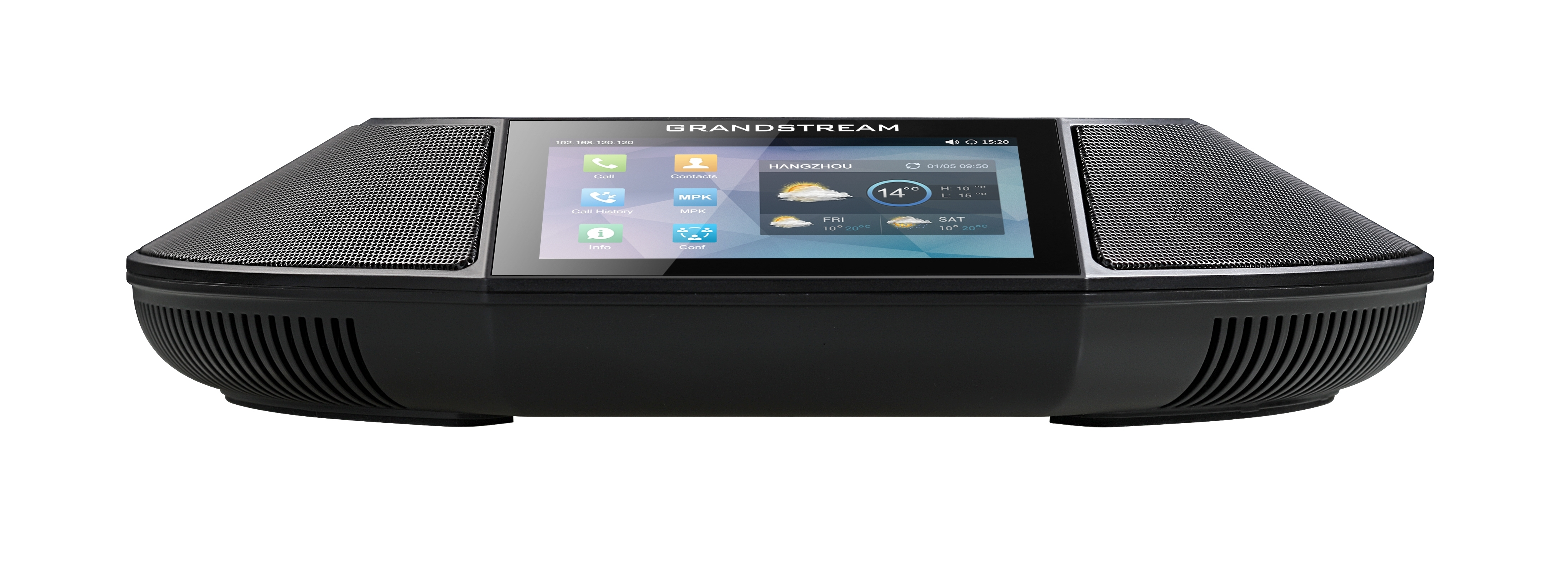 Grandstream GAC2500 - VoIP-Konferenztelefon - mit Bluetooth-Schnittstelle - IEEE 802.11b/g/n (Wi-Fi)7-Wege Anruffunktion - SIP - 6 Leitungen