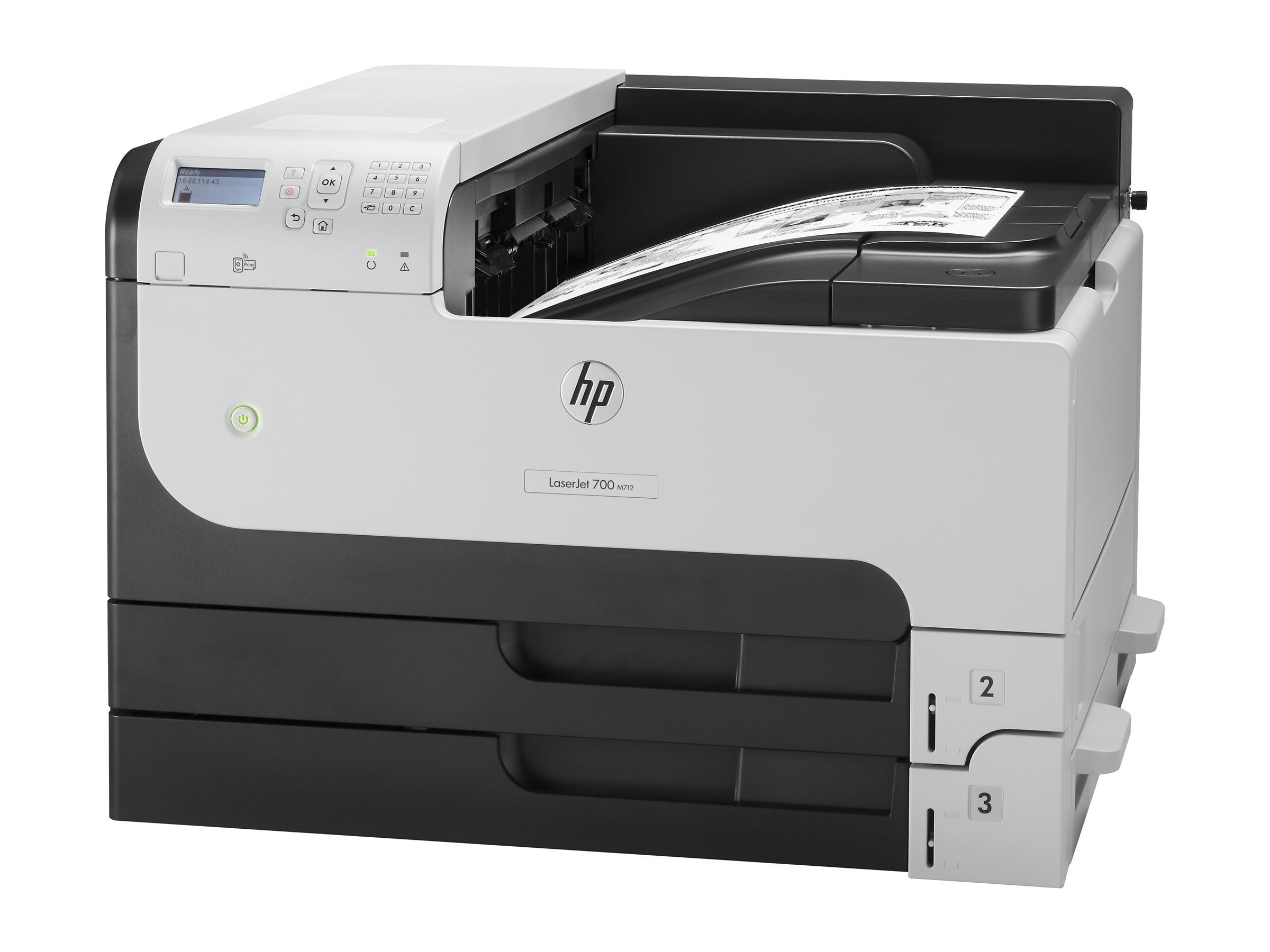 HP LaserJet Enterprise 700 Printer M712dn - Druckers/w - Duplex - Laser - A3/Ledger - 1200 dpi - bis zu 41 Seiten/Min. - Kapazität: 600 Blätter - USB - Gigabit LAN - USB-Host