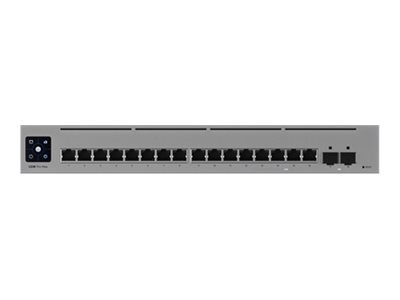 Ubiquiti UniFi Switch Pro Max 16 - Switch - L3managed - 12 x 10/100/1000 + 4 x 2.5GBase-T + 2 x 10 Gigabit Ethernet - Desktop - an Rack montierbar - wandmontierbar
