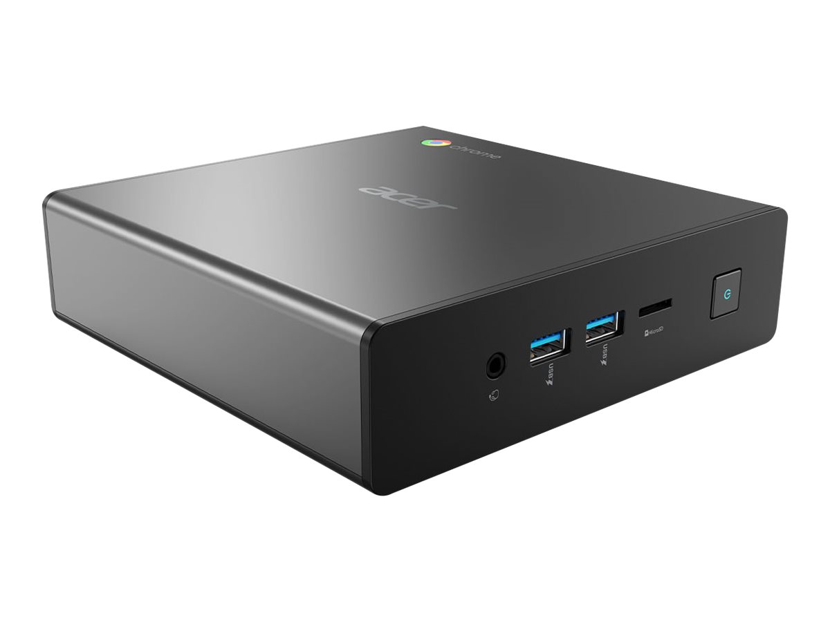 Acer Chromebox CXI4 - Mini-PC - 1 x Core i3 10110U / 2.1 GHz - RAM 8 GB - Flash - eMMC 64 GB - UHD Graphics - 1GbE - WLAN: 802.11a/b/g/n/ac/ax, Bluetooth 5.0 - Chrome OS (mit Chrome Enterprise Upgrade