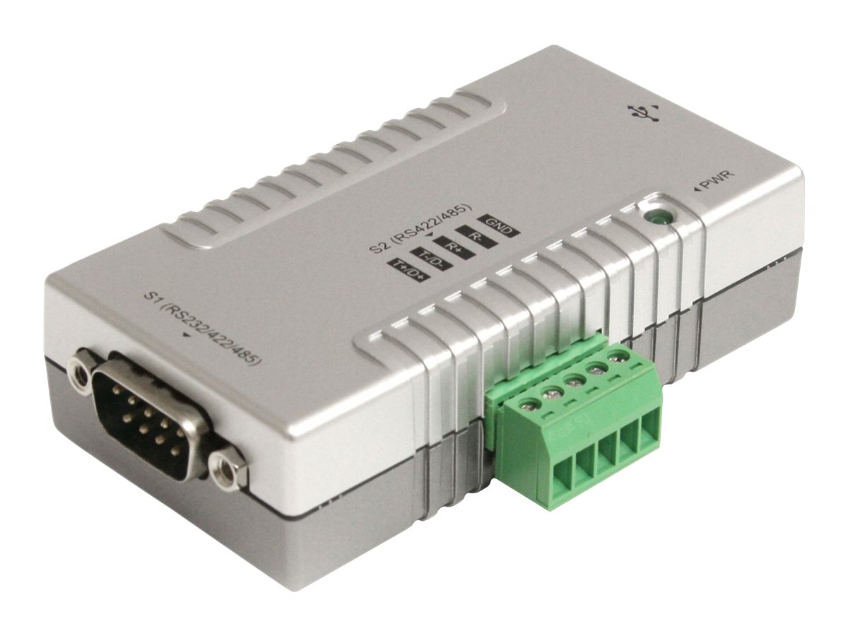 StarTech.com USB 2.0 auf 2x Seriell Adapter - USB zu 2 fach RS232 / RS422 / RS485 Seriell Schnittstellen Konverter (COM)Serieller Adapter - USB 2.0 - RS-232 - RS-422 - RS-485 - 2 Anschlüsse - Grau