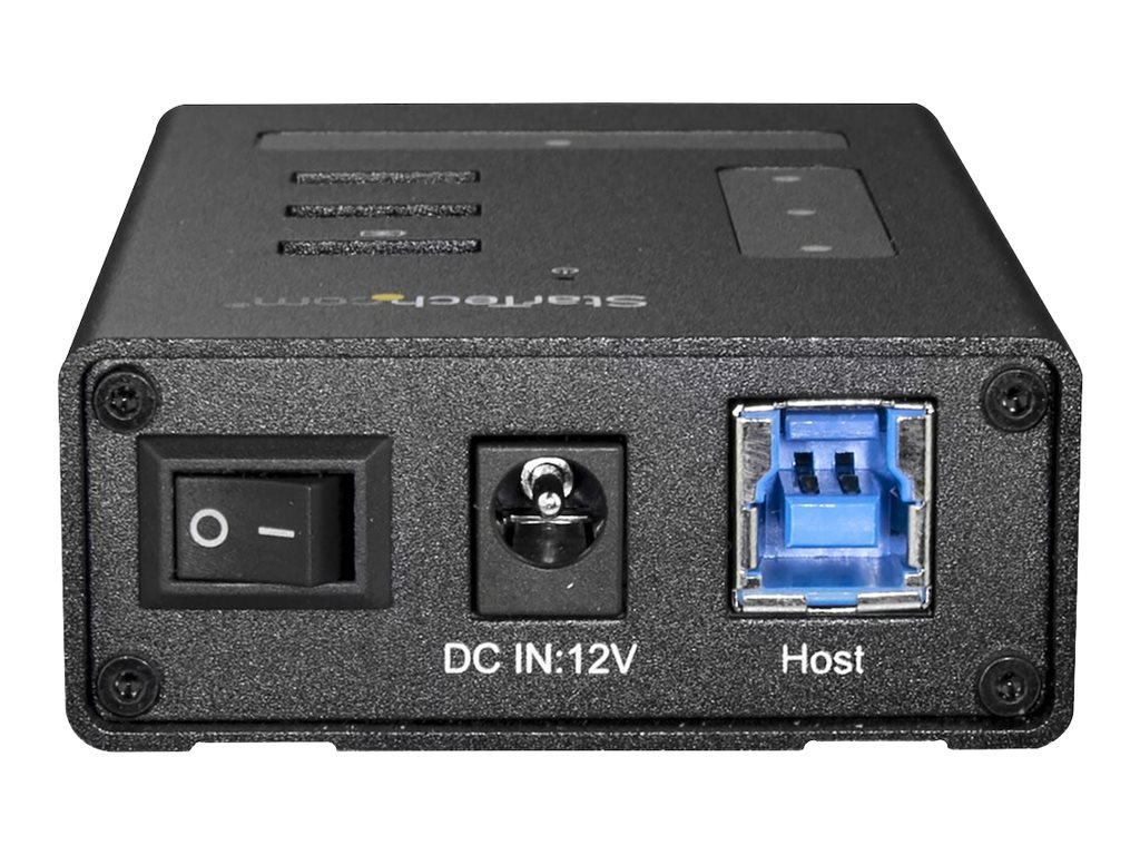 StarTech.com Startech 4 Port USB Hub - Metall - USB-A zu 3x USB-A und 1x USB-CUSB 3.0 - Industrieller USB Hub - USB Hub mit Typ C - Hub - 3 x SuperSpeed USB 3.0 + 1 x USB-C - Desktop - für P/N: SVA12M