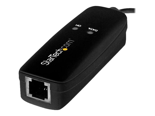 StarTech.com StarTech USB 2.0 Faxmodem - 56K Externes DialUp V.92 Modem/Dongle/Adapter - Computer/Laptop Faxmodem - USB auf Telefonbuchse - USB Datenmodem - Netzwerk Fax/CMR/POS (USB56KEMH2)Fax / Mode