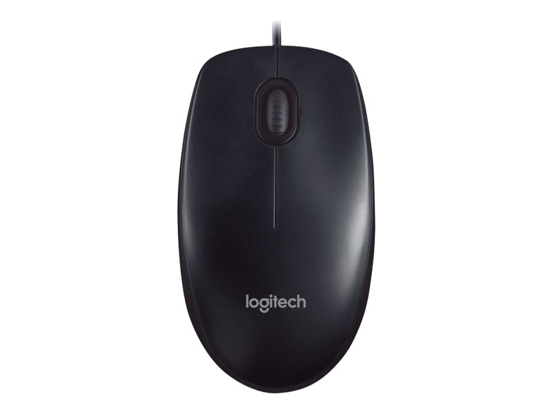 Logitech M90 - Maus - rechts- und linkshändigoptisch - kabelgebunden - USB