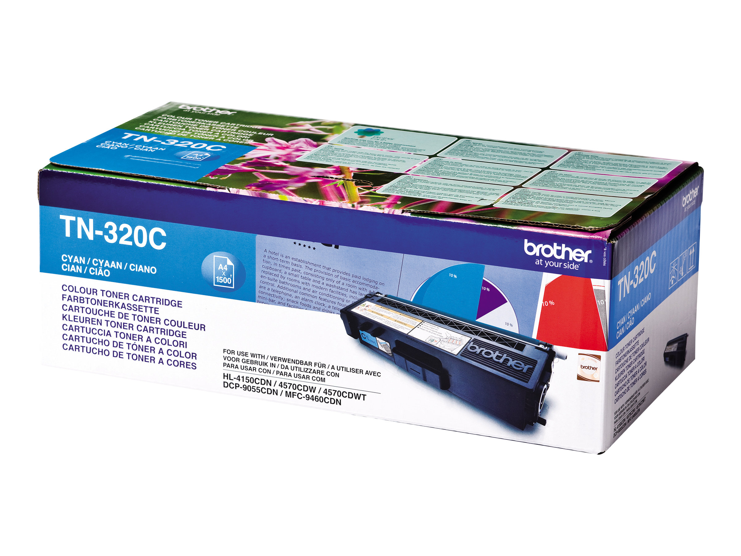 Brother TN320C - Cyan - original - Tonerpatronefür Brother DCP-9055CDN - DCP-9270CDN - HL-4140CN - MFC-9465CDN