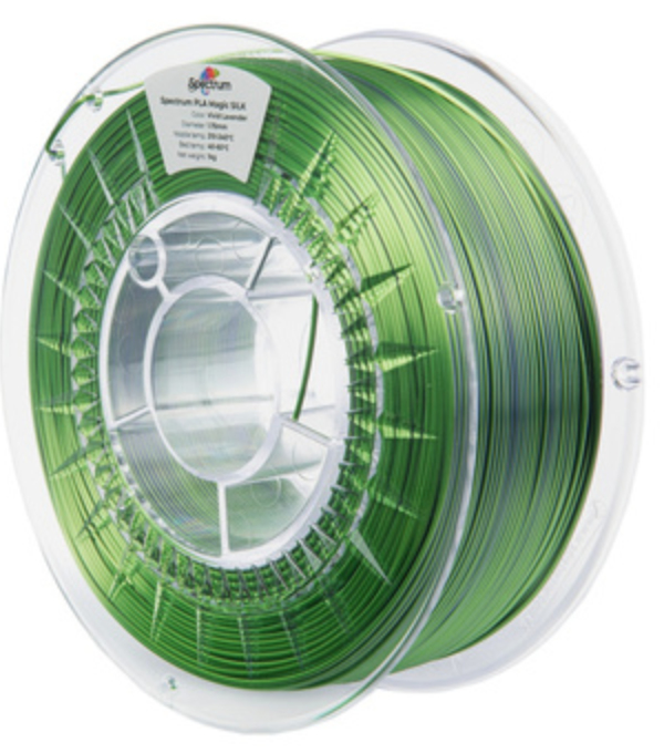 Spectrum Filaments 81416, 1 Stück(e), 1 kgSpectrum Magic SILK PLAFarbzauber – 3D-Drucke in einer neuen DimensionSpectrum Magic SILK PLA ist ein innovatives 3D-Druckfilament - das Ihre Projekte mit sei