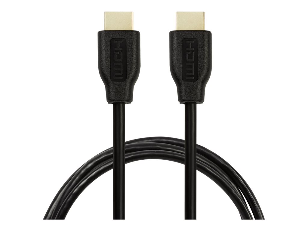 LogiLink High Speed with Ethernet - HDMI-Kabelmit Ethernet - HDMI männlich zu HDMI männlich - 5 m - Schwarz