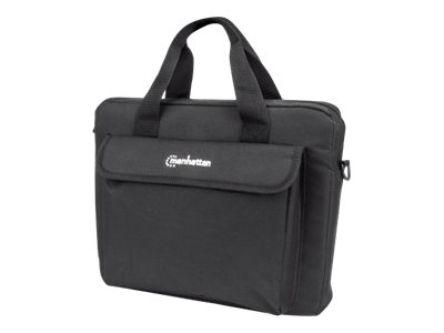 IC Intracom Manhattan London Laptop Bag 12.5", Top Loader, Black, LOW COST, Accessories Pocket, Shoulder Strap (removable)Notebook Case -  - Notebook-Tasche - 31.8 cm (12.5") - Schwarz