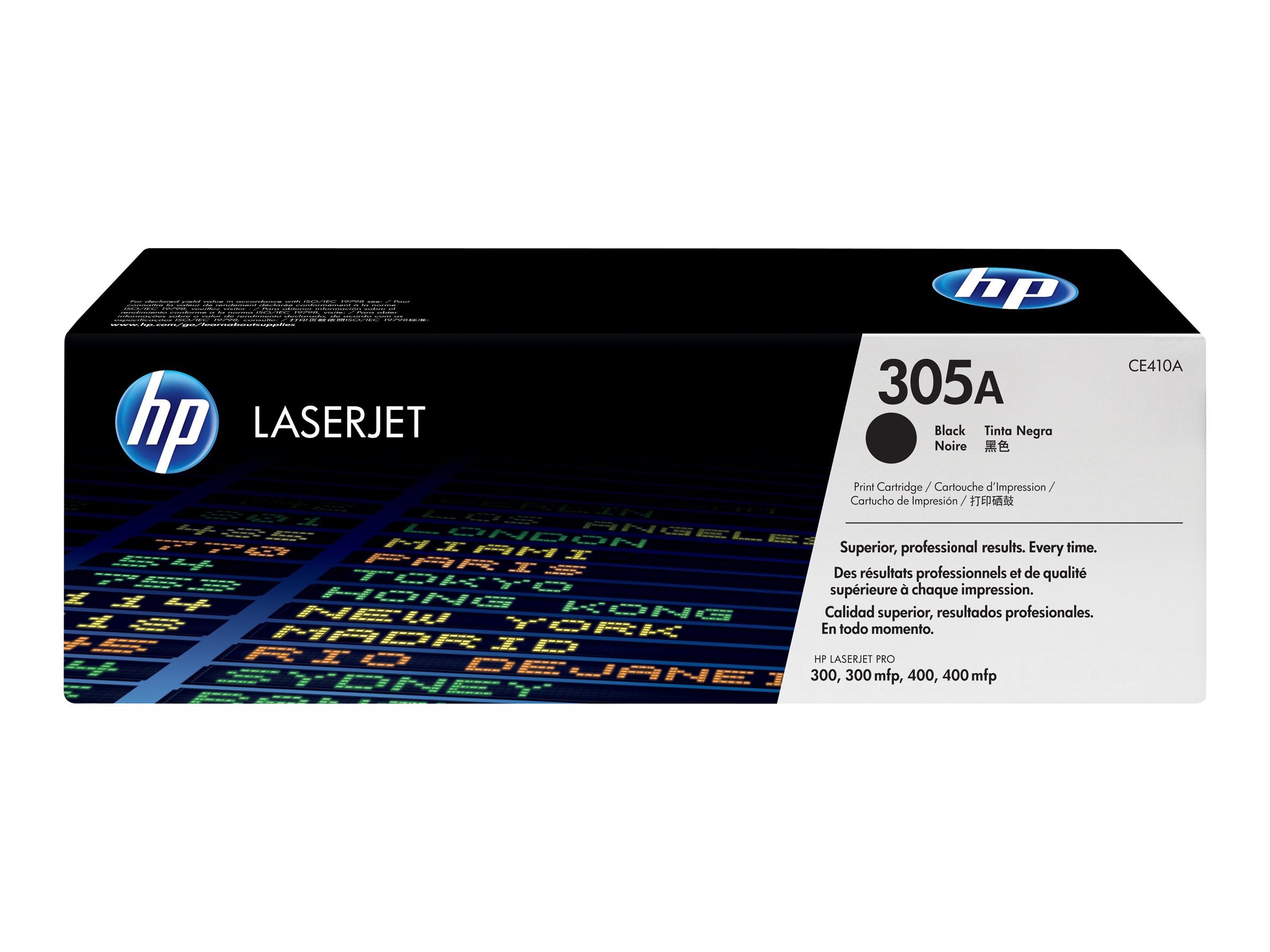 HP 305A - Schwarz - original - LaserJet - Tonerpatrone (CE410A)für LaserJet Pro 300 M351 - 400 M451 - MFP M375 - MFP M475