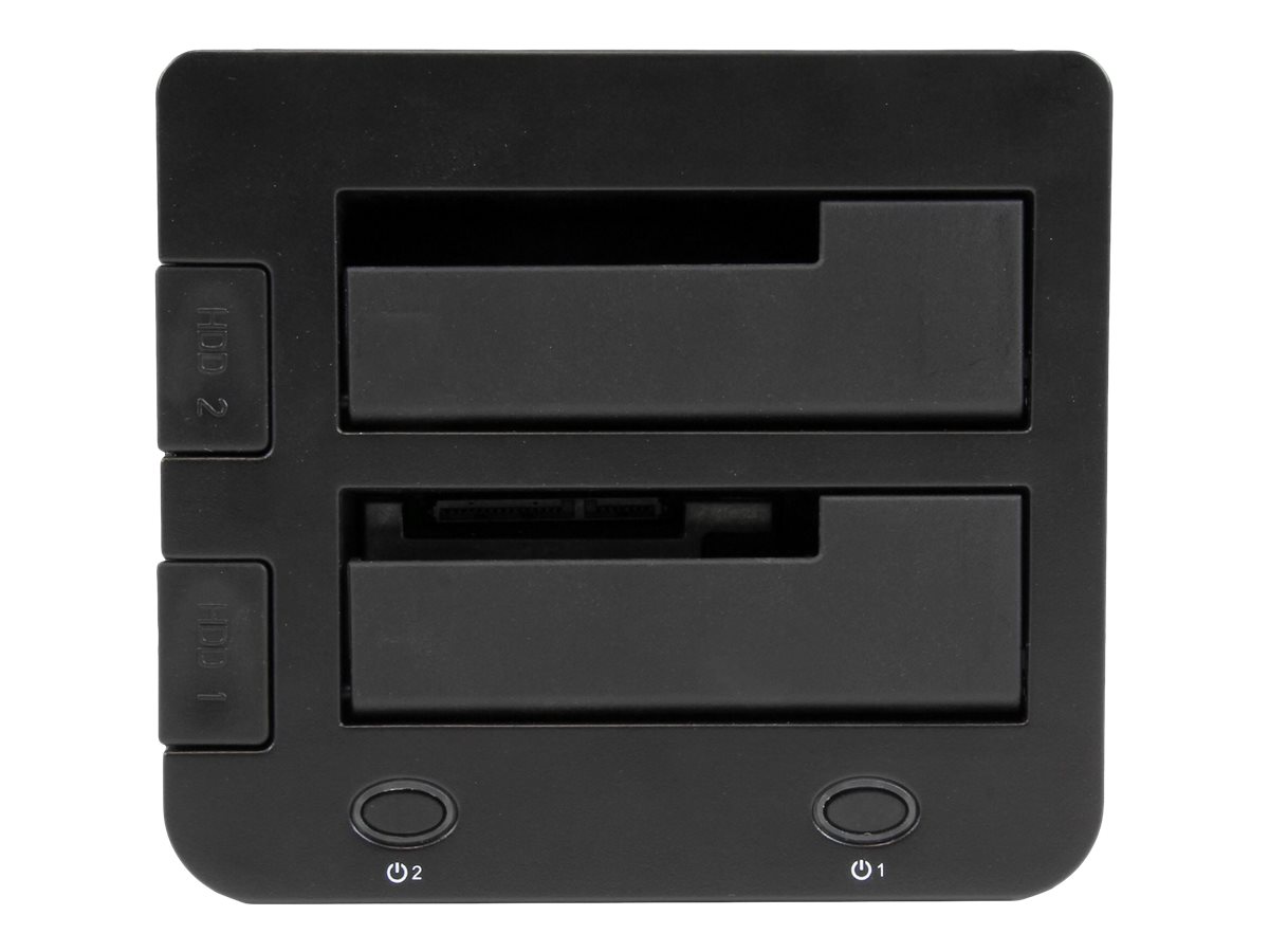 StarTech.com Dual-Bay USB 3.0 to SATA and IDE Hard Drive Docking Station, USB Hard Drive Dock, External 2.53.5 SATA III and IDE (40 pin)SSDHDD Docking Station - Hot-Swap Hard Drive Bays - Top-Loading