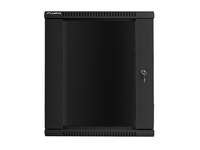 Lanberg Schrank Netzwerkschrank - geeignet für Wandmontage - Schwarz, RAL 9004 - 15U - 48.3 cm (19")15 HE