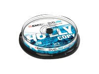 EMTEC 10 x DVD+RW - 4.7 GB (120 Min.) 1x - 4x