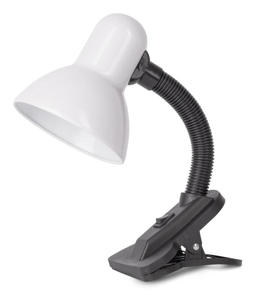 avide ABDL-CLIP-W-60W, Weiß, Acrylnitril-Butadien-Styrol (ABS), Universal, Schwarz, IP20, E27