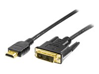 Equip Adapterkabel - Single Link - HDMI männlichzu DVI-D männlich - 2 m - Dreifachisolierung - Schwarz