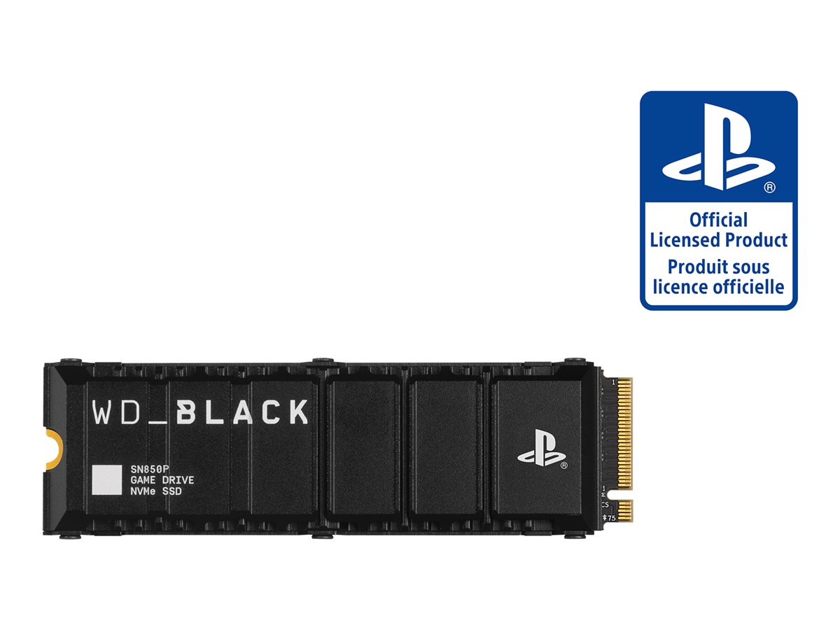 WD_BLACK WD Black SN850P NVMe SSD WDBBYV0020BNC-WRSN - SSD - 2 TB - intern - M.2 2280 - PCIe 4.0 x4 (NVMe)integrierter Kühlkörper
