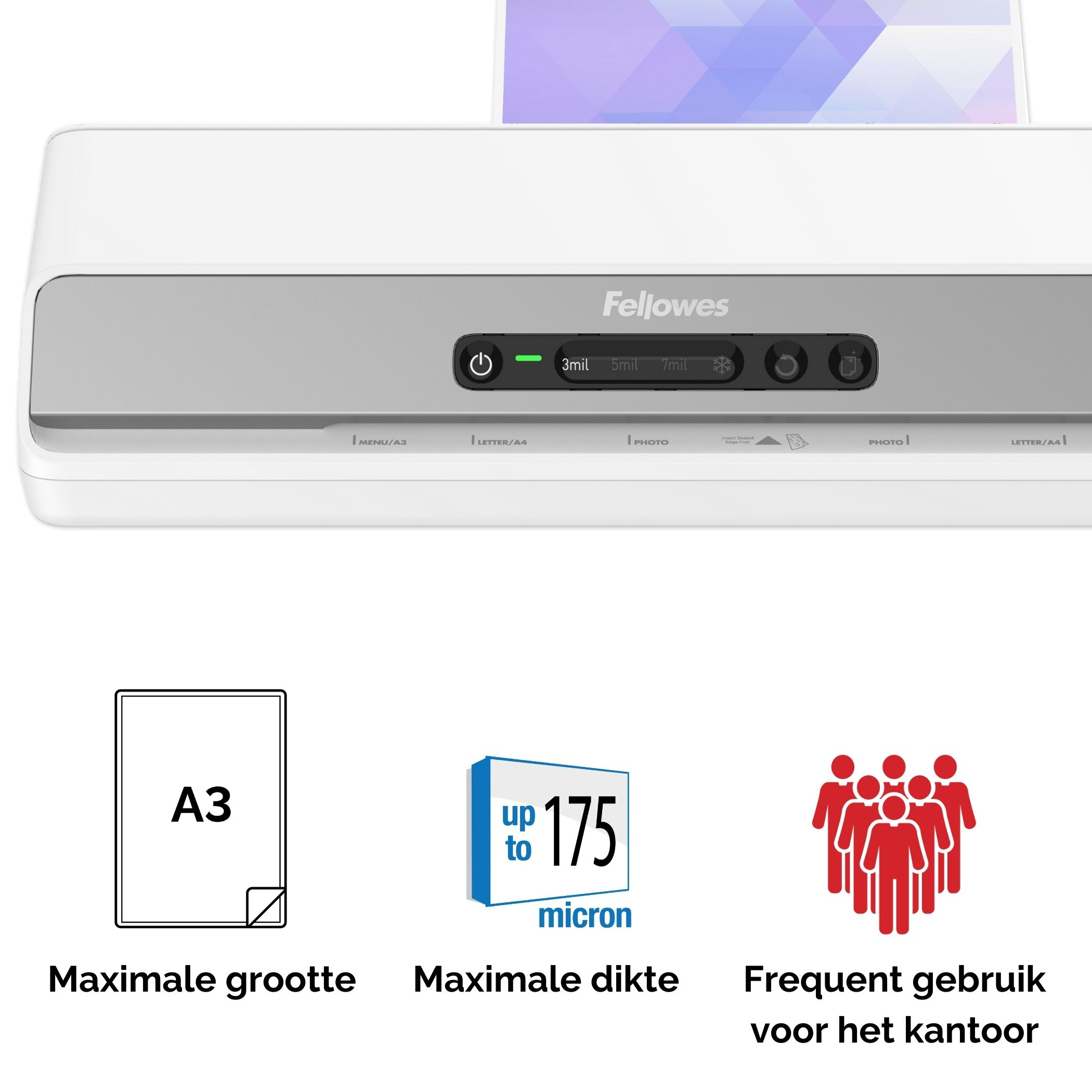 Fellowes Amaris A3 - Laminator - Heiß- oder KaltlaminiererBeutel - 32 cm