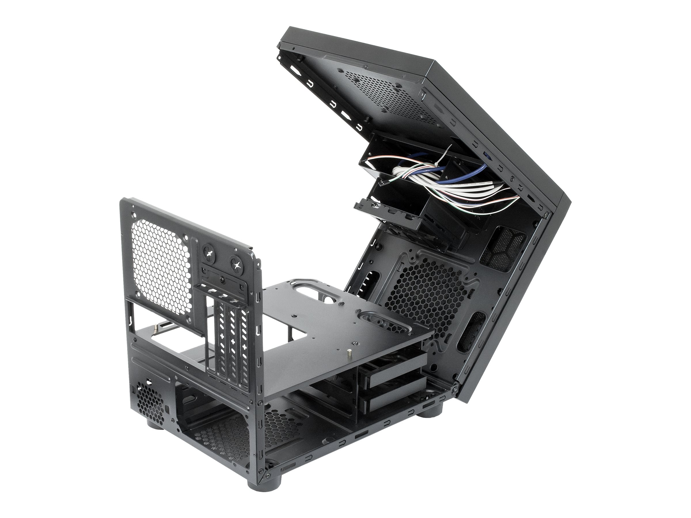 Chieftec Gaming Series - Tower - micro ATX - keine Spannungsversorgung (ATX)Schwarz - USB/Audio