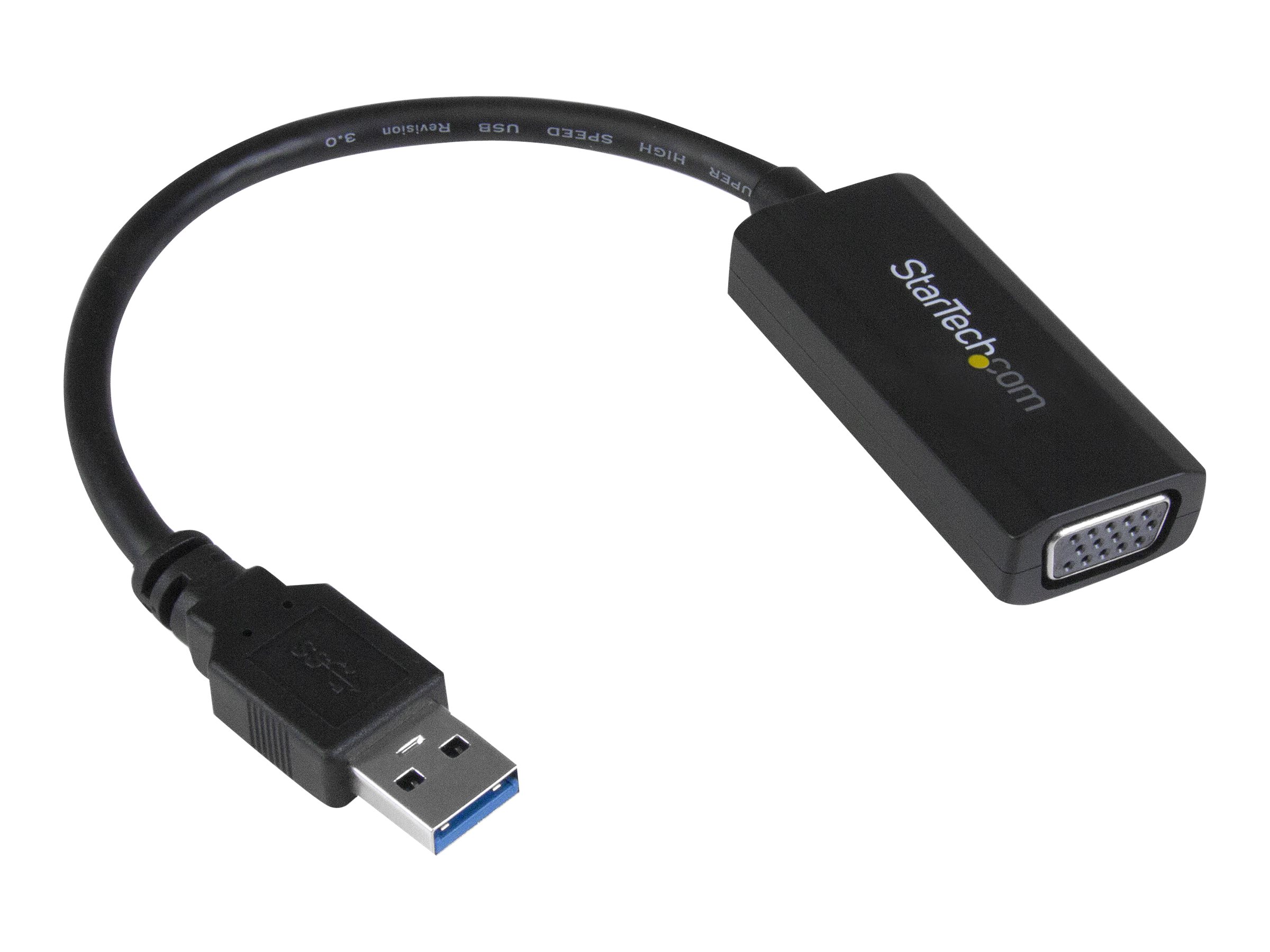 StarTech.com USB 3.0 auf VGA Adapter / Konverter mti on-board driver - 1920x1200 - USB/VGA-Adapter - USB Typ A (M)zu HD-15 (VGA) (W) - USB 3.0 - 19.5 m - 1920 x 1200 (WUXGA) Unterstützung - für P/N: M