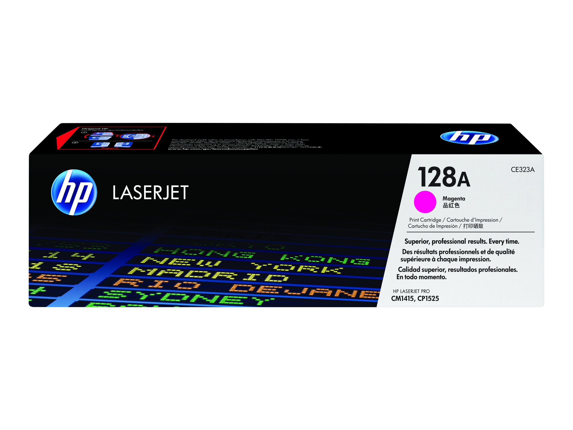HP 128A - Magenta - original - LaserJet - Tonerpatrone (CE323A)für Color LaserJet Pro CP1525n - CP1525nw; LaserJet Pro CM1415fn - CM1415fnw