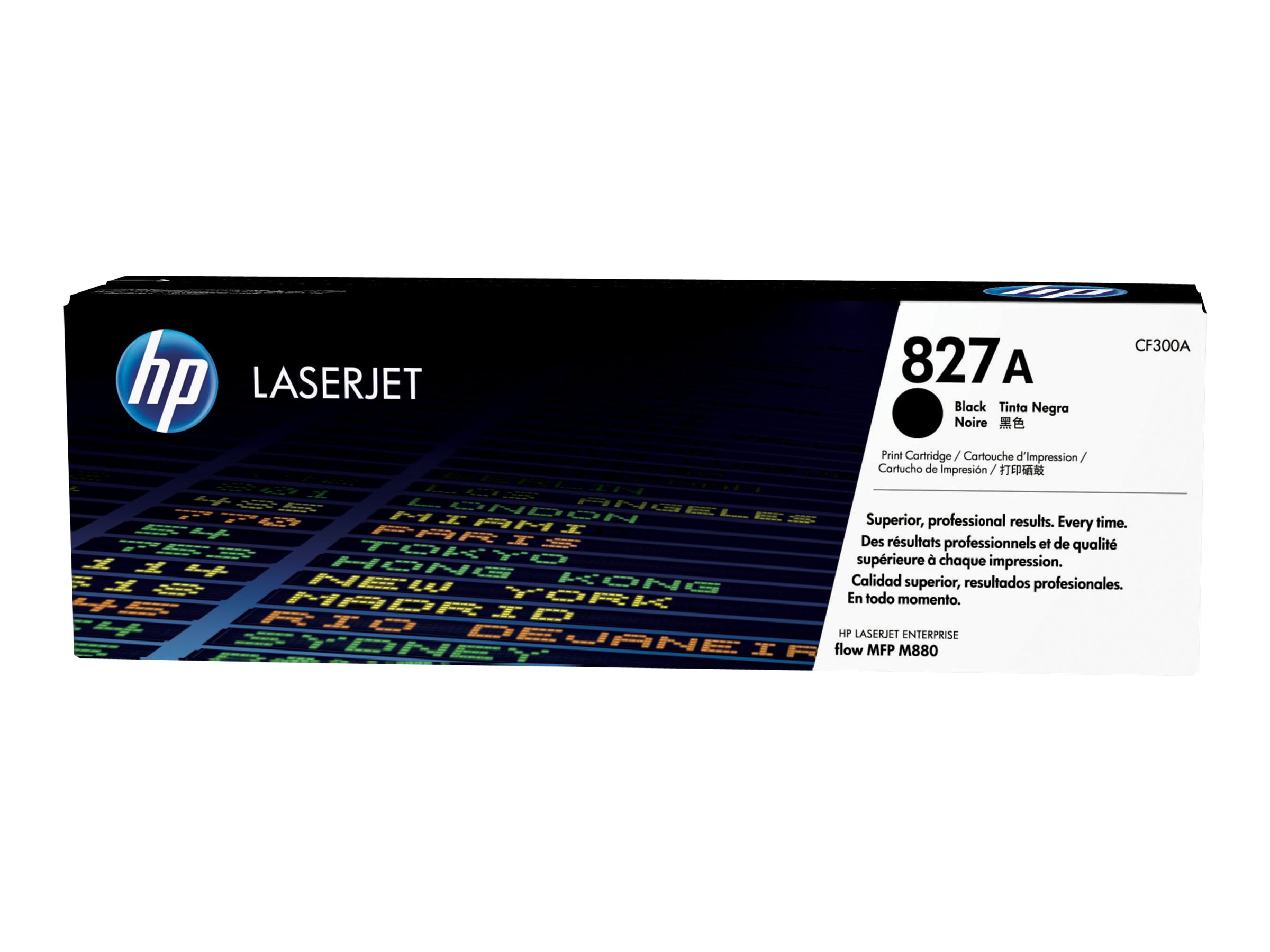 HP 827A - Schwarz - original - LaserJet - Tonerpatrone (CF300A)für Color LaserJet Managed Flow MFP M880; LaserJet Enterprise Flow MFP M880