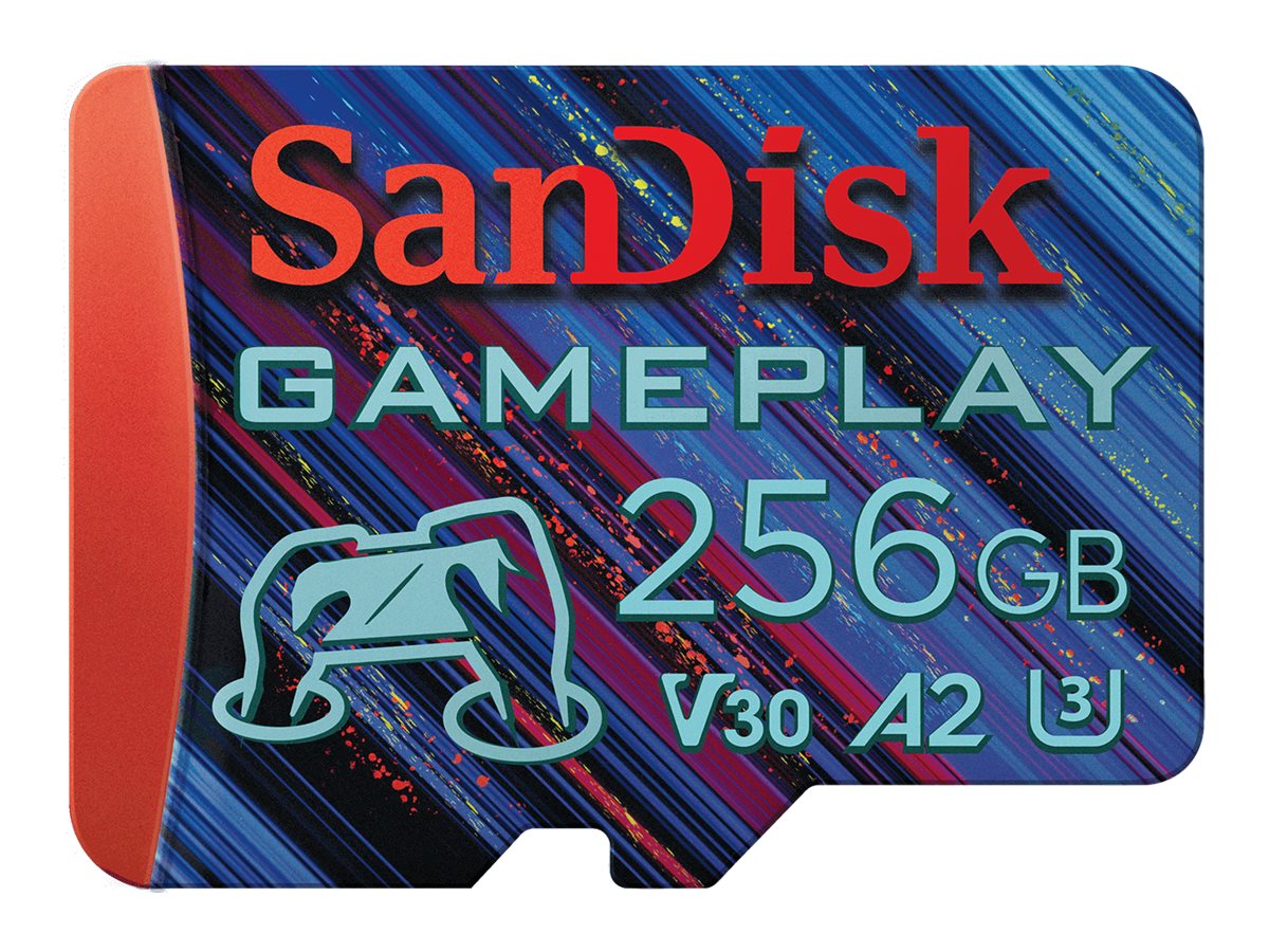 SanDisk GamePlay - Flash-Speicherkarte - 256GB - A2 - microSDXC UHS-I