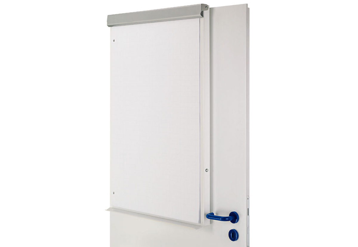 Jakob Maul GmbH MAUL - Whiteboard - geeignet für WandmontageTürbefestigung - 700 x 1000 mm - Stahl - magnetisch - Silber