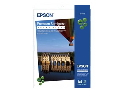 Epson Premium Semigloss Photo Paper - Halbglänzend - A2 (420 x 594 mm)251 g/m² - 25 Blatt Fotopapier - für SureColor P5000 - SC-P7500 - P900 - P9500 - T2100 - T3100 - T3400 - T3405 - T5100 - T5400 - T