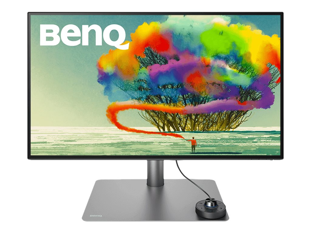 BenQ DesignVue PD2725U - LED-Monitor - 69 cm (27")3840 x 2160 4K @ 60 Hz - IPS - 250 cd/m² - 1200:1 - HDR10 - 5 ms - 2xThunderbolt 3 - 2xHDMI - DisplayPort - Lautsprecher - Grau - Schwarz