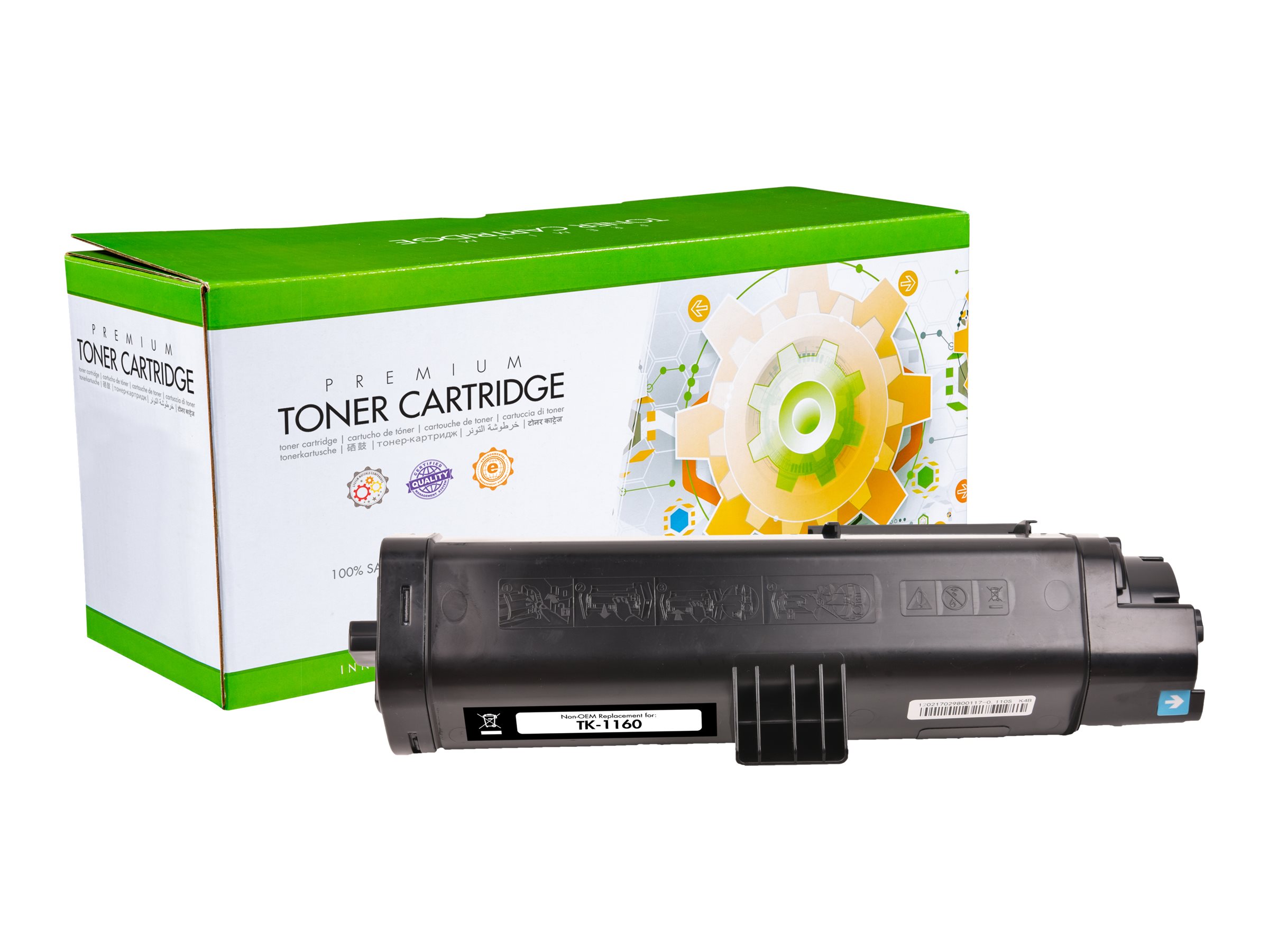 Static Control Mono - kompatibel - Tonerpatrone (Alternative zu: Kyocera TK-1160)für Kyocera ECOSYS P2040dn - P2040dn/KL2 - P2040DN/KL3 - P2040dw - P2040dw/KL2 - P2040DW/KL3