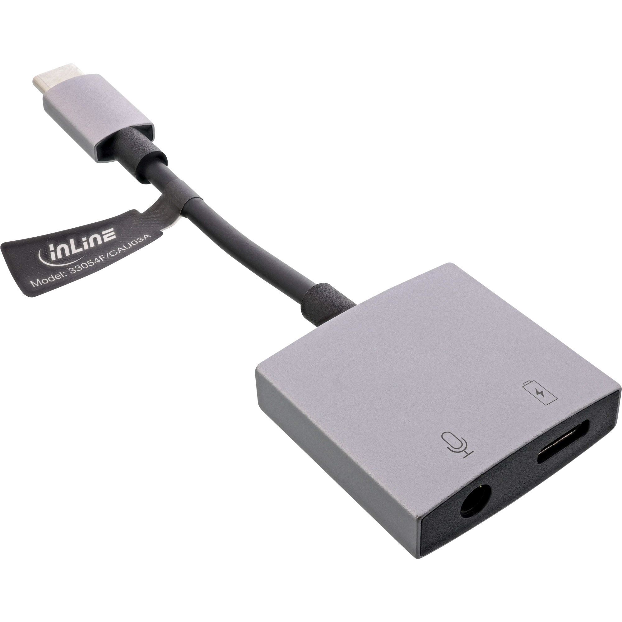 InLine USB-C Audio Adapter - USB-C zu 3,5mm Buchse + PD 30WUSB-C Audio Adapter - USB-C zu 3,5mm Buchse + PD 30W