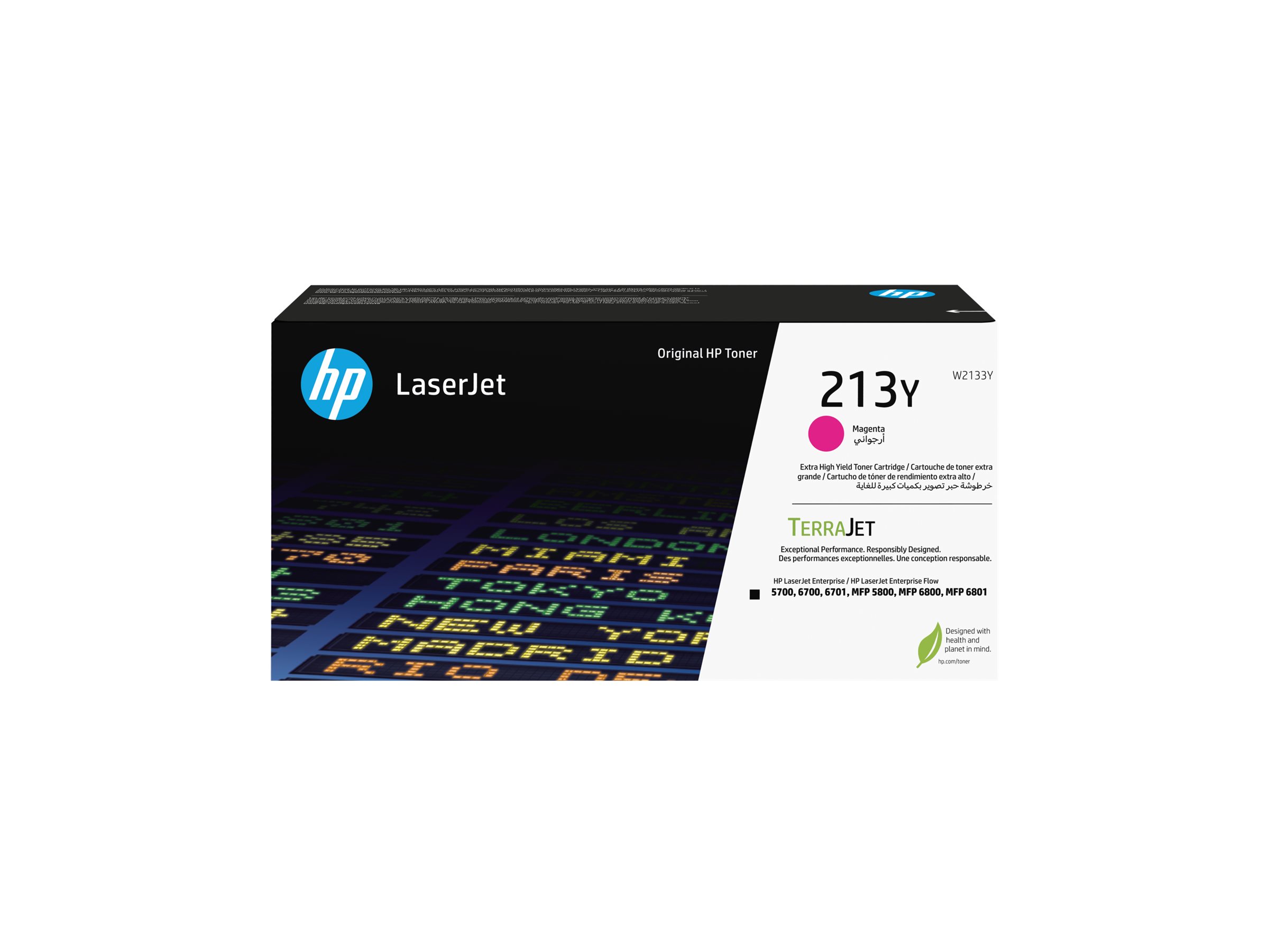 HP 213Y - Besonders hohe Ergiebigkeit - Magenta - original - LaserJet - Tonerpatrone (W2133Y)für Color LaserJet Enterprise 5700dn - 6700dn - MFP 6800dn
