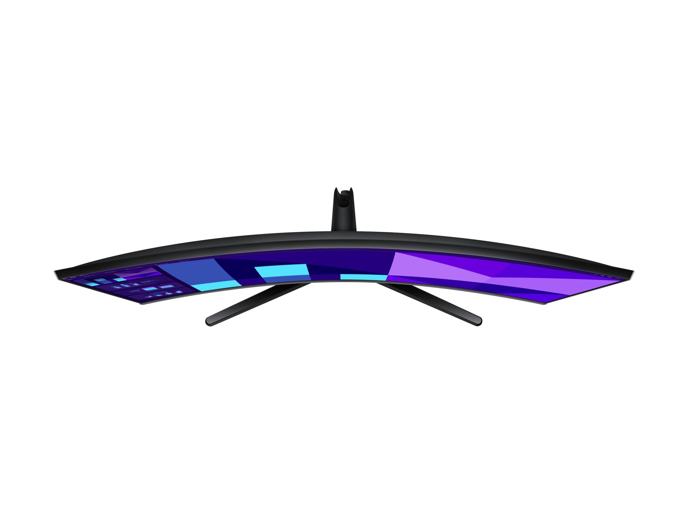 Samsung Essential S3 S32D396GAU - S39GD Series - LED-Monitor - gebogen - 81.3 cm (32")1920 x 1080 Full HD (1080p) @ 100 Hz - VA - 250 cd/m² - 3000:1 - 4 ms - HDMI - VGA - Lautsprecher - Schwarz