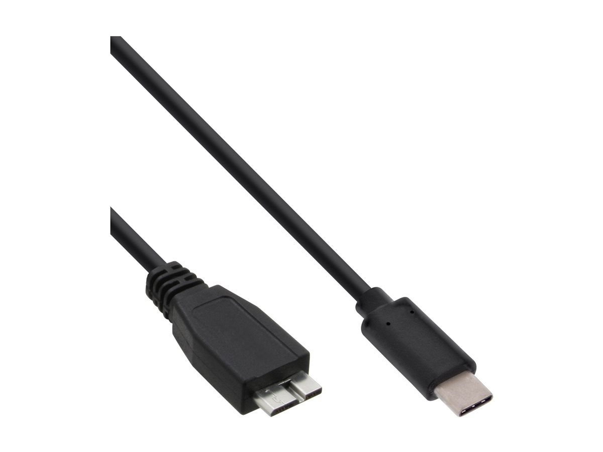 InLine USB 3.2 Gen.1x2 Kabel - USB-C Stecker an Micro-B Stecker - schwarz - 1,5mUSB 3.1 Gen 2 - 3 A - 1.5 m - Schwarz