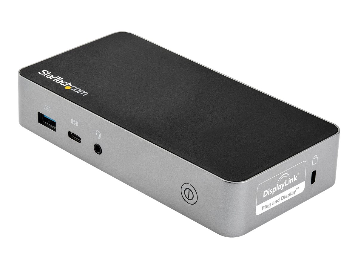 StarTech.com DK30CHHPDEU USB-C-Dockingstation (zwei HDMI-Monitore, 60 W Stromversorgung, Mac und Windows, 1x USB-C und 3x USB-A, 1080p)Dockingstation - USB-C 3.1 - 2 x HDMI - 1GbE - 90 Watt - Europa