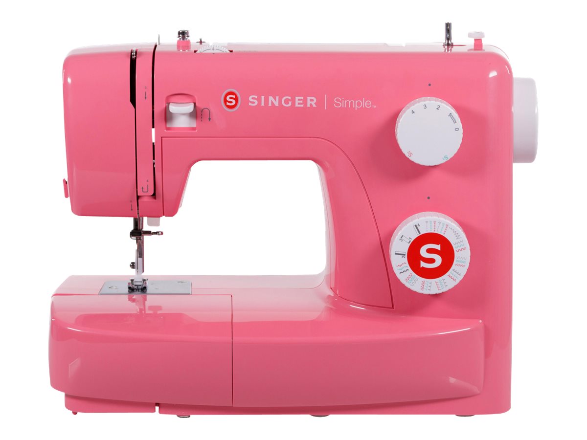 Singer 3223R - Nähmaschine - 23 Stiche - 1 vier-SchrittKnopfloch - Rot