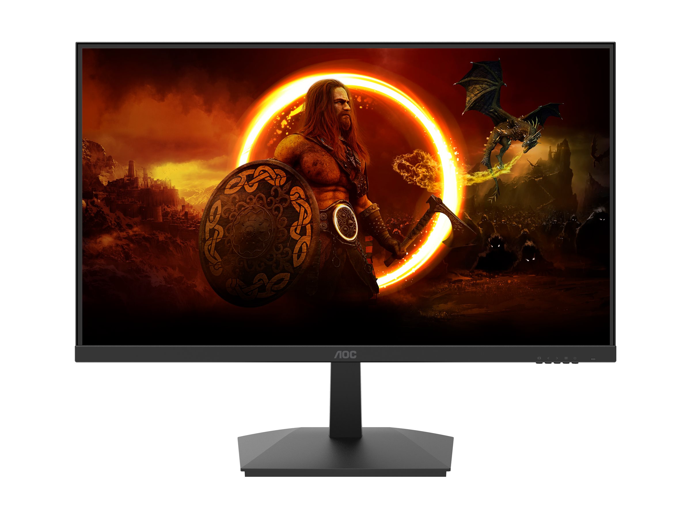 AOC Gaming 24G15N2 - LED-Monitor - Gaming - 61 cm (24")(23.8" sichtbar) - 1920 x 1080 Full HD (1080p) @ 180 Hz - VA - 250 cd/m² - 3000:1 - HDR10 - 1 ms - Schwarz