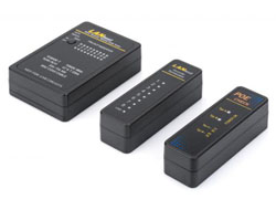 DIGITUS Netzwerk- und Kommunikationskabel Tester, RJ45 und BNCNetzwerktester-Set