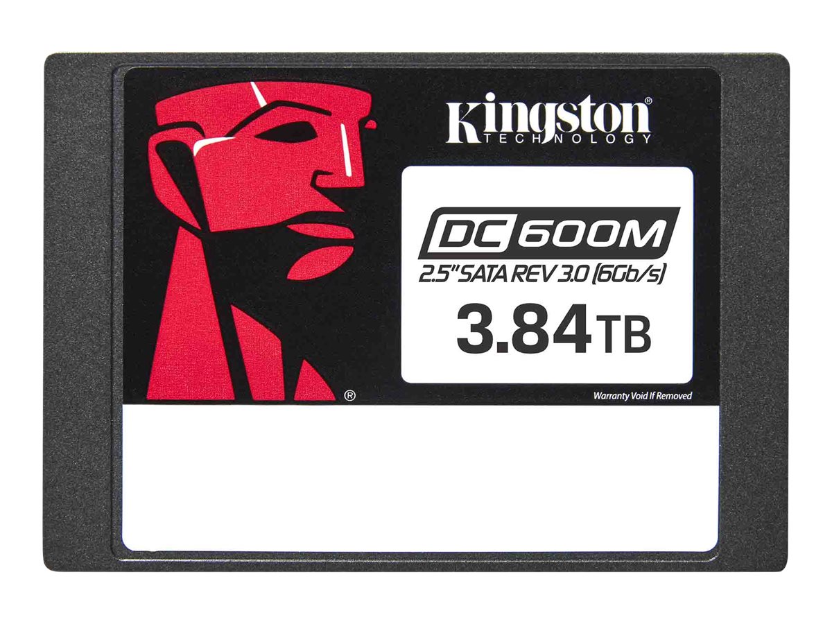 Kingston DC600ME - SSD - Enterprise, Mixed Use - verschlüsselt - 3.84 TB - intern - 2.5" (6.4 cm)SATA 6Gb/s - 256-Bit-AES - TCG Opal Encryption 2.0