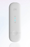ZTE MF79U, Mobilfunknetzwerkmodem, Weiß, Tragbar, Netzwerk, WLAN, 802.11b, 802.11g, Wi-Fi 4 (802.11n), 150 Mbit/s0,15 Gbps - WLAN - GSM - UMTS (WCDMA)