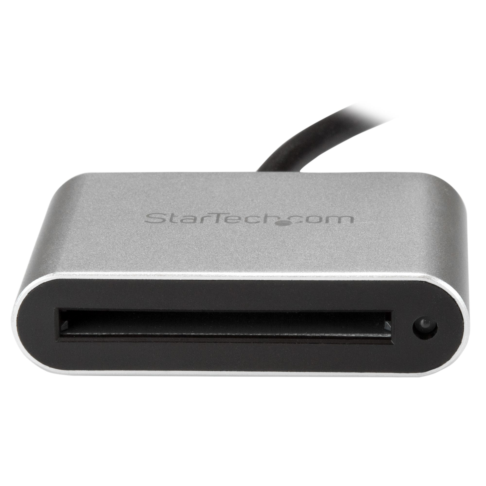 StarTech.com USB 3.0 Kartenlesegerät für CFast 2.0 Karten, CFast, CFast 2.0, Schwarz, Silber, 5000 Mbit/s, Aluminium, Aktivität, Leistung, CE, FCC, RoHS, REACHStarTech USB 3.0 Kartenlesegerät für CFas