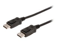 DIGITUS DisplayPort Anschlusskabel, 1mzu DisplayPort (M) - 1 m - geformt - 4K Unterstützung - Schwarz
