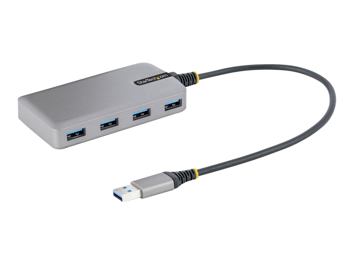 StarTech.com 4-Port USB 3.0 Hub - USB Hub 5Gbit/sUSB Verteiler/Splitter - Hub - 4 x USB 3.2 Gen 1 + 1 x micro-USB - Desktop