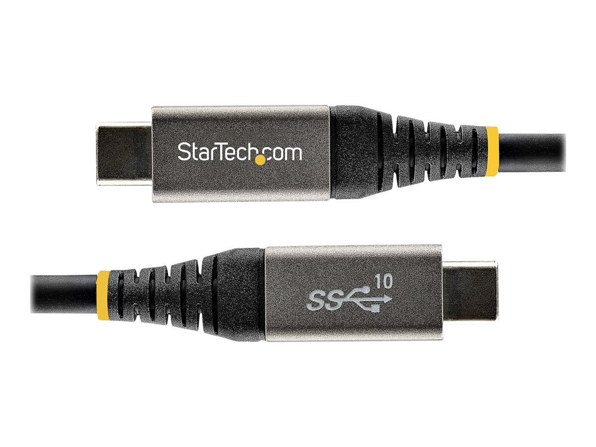 StarTech.com StarTech 6ft (2m) USB C Cable 5Gbps, High Quality USB-C Cable, USB 3.1/3.2 Gen 1 Type-C Cable, 100W (5A)Power Delivery Charging - DP Alt Mode - USB C to C Cord - Charge & Sync - Thunderbo