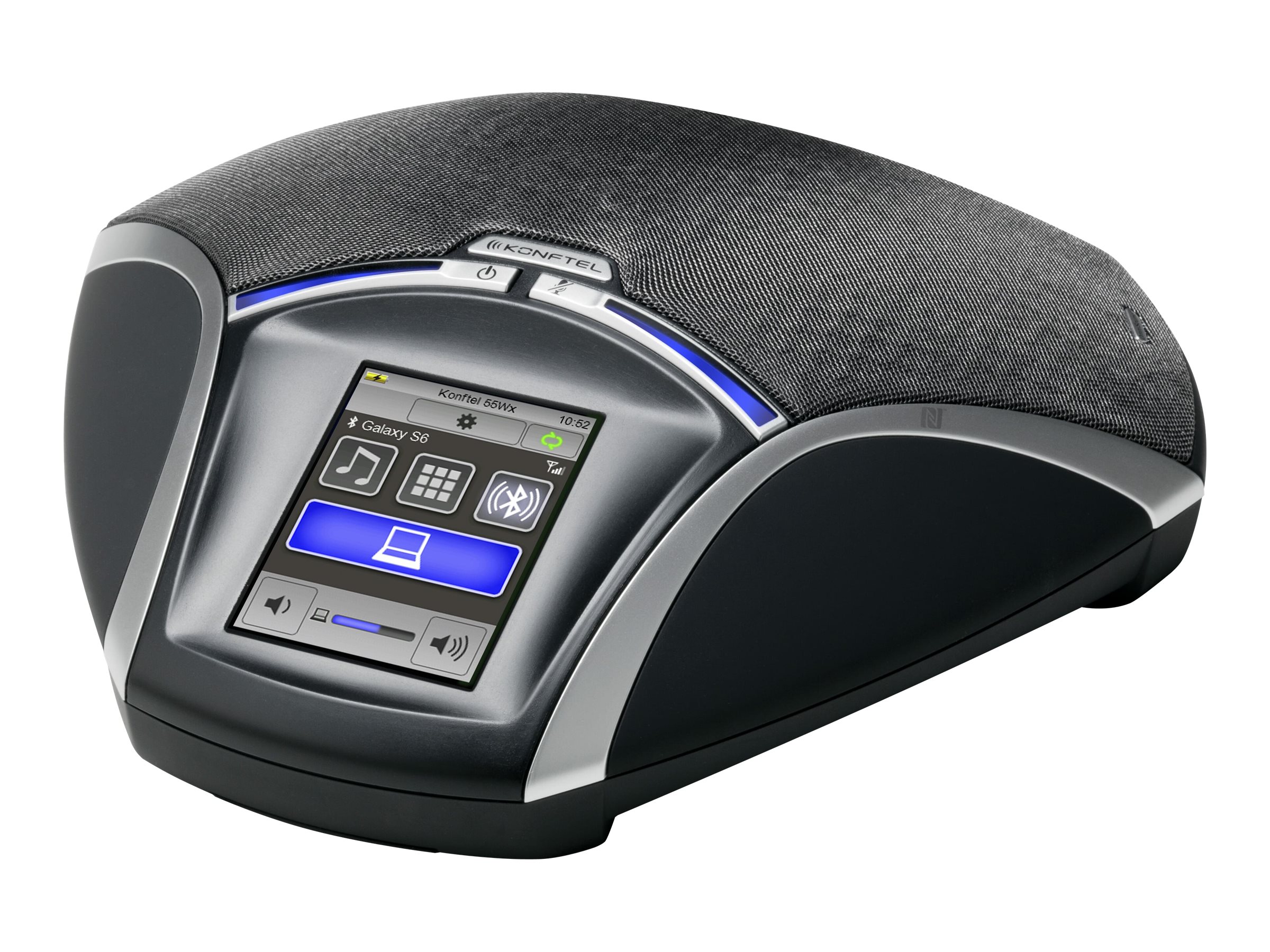 Konftel 55Wx, IP-Konferenztelefon, Mittlerer Raum, 30 m², Tasten, Berührung, Schwarz, LCD12 personen - 100-24000 Hz - 90 dB NPS 0.5 m - USB 2.0 Mini B - Bluetooth 3.0 - 100–240 V - SD/SDHC - 222 x 206